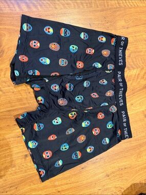 Pair of Thieves Black Mask Print Boxer Briefs
